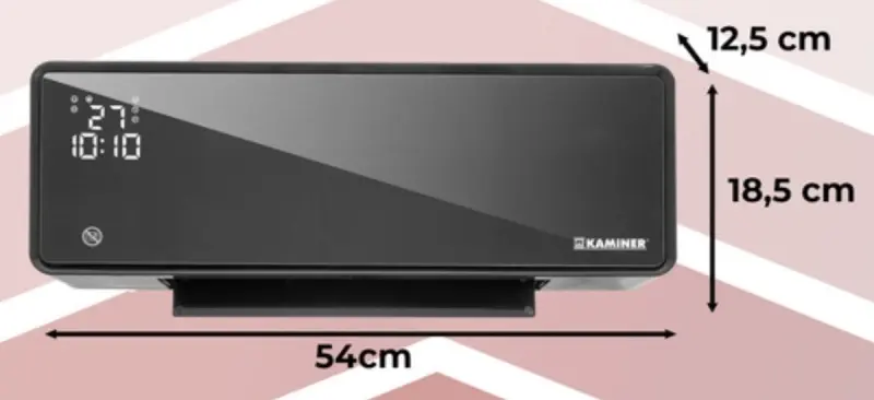 Тепловая завеса Kaminer Zelvion 26399 (Black) - 3