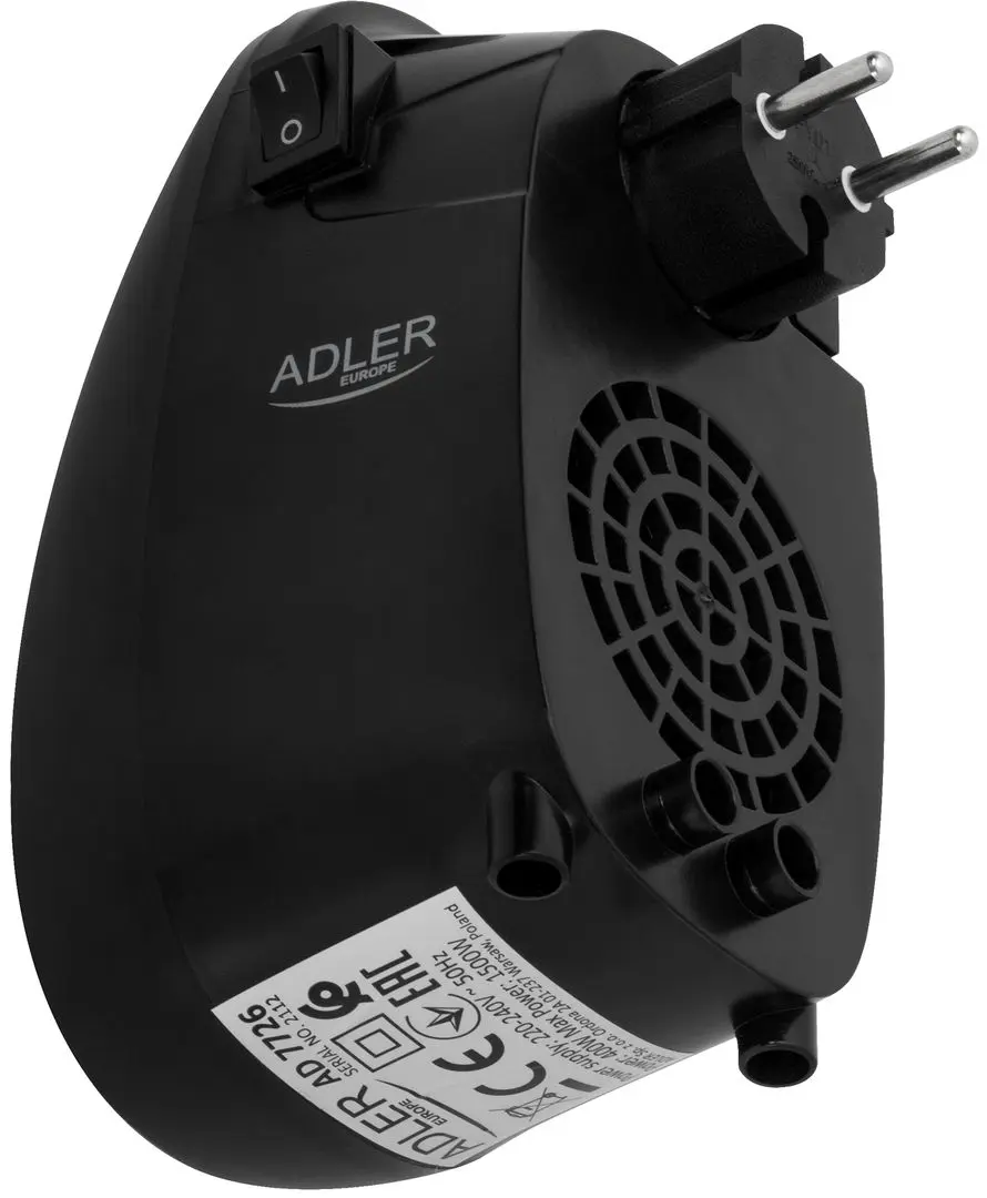 Мини тепловентилятор Adler AD 7726 (Black)