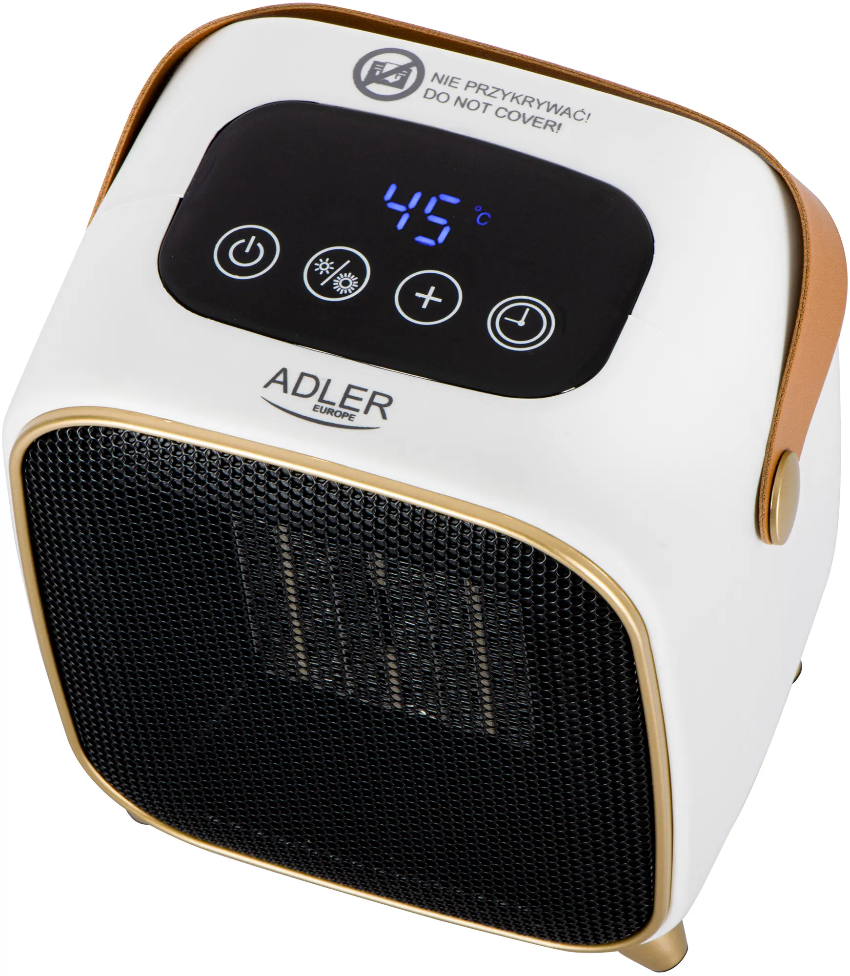 Термовентилятор Adler AD 7762 (White/Gold) - 4