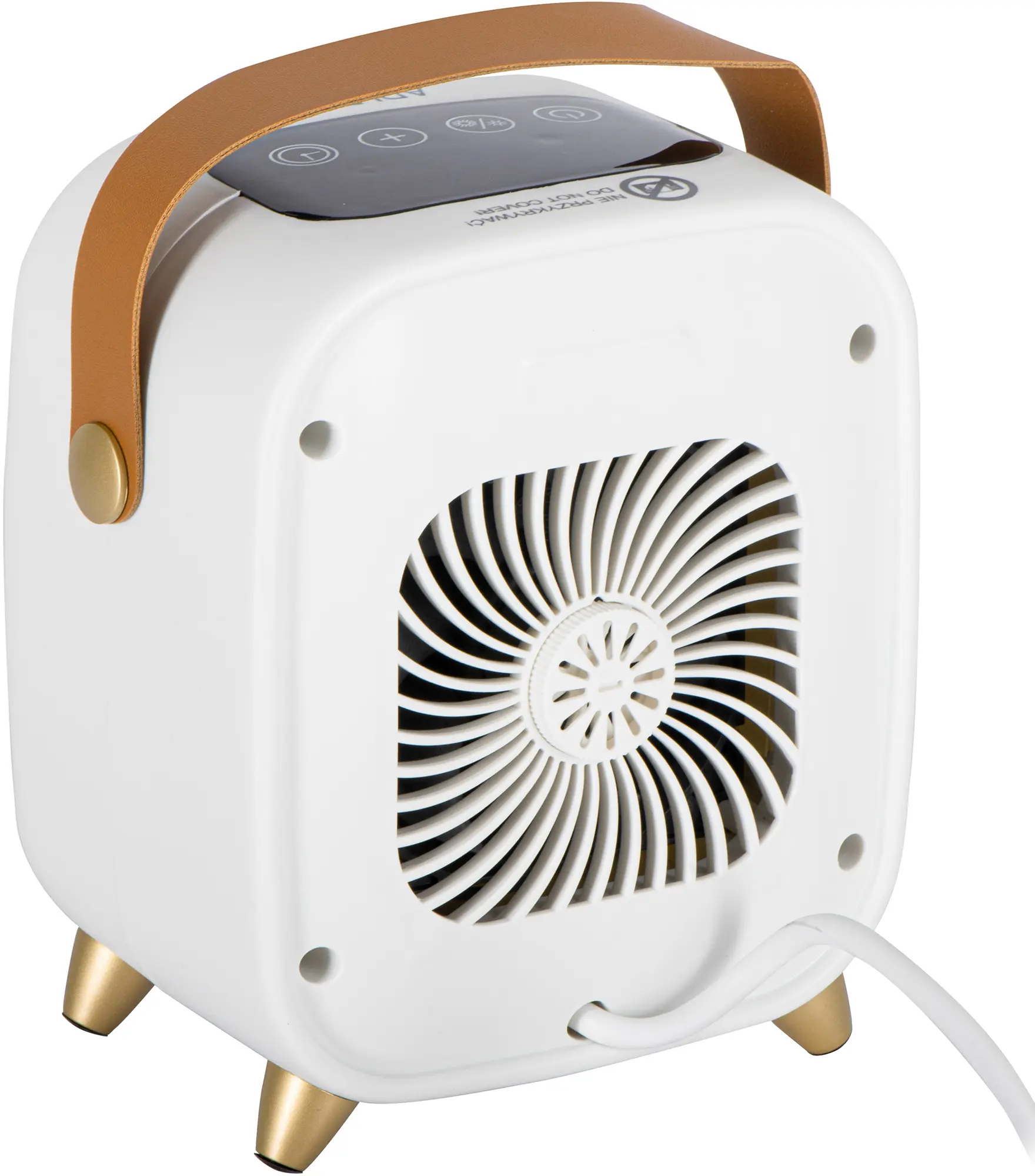 Термовентилятор Adler AD 7762 (White/Gold) - 5