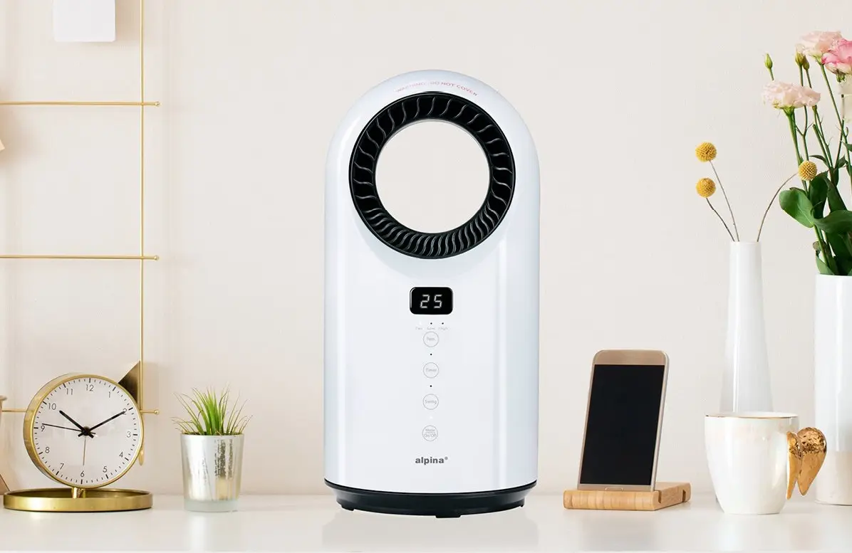 Aeroterma 2in1 Alpina PTC-1903R (White/Black)