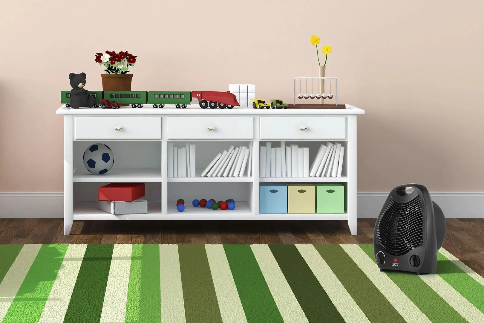 Aeroterma ECG TV 3030 Heat R (Black)