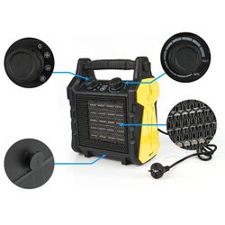 Aeroterma Geko G80405 (Black/Yellow) Thumb