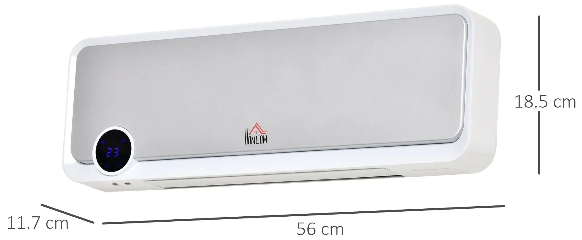 Обогреватель настенный Homcom 820-252V90 (Silver)