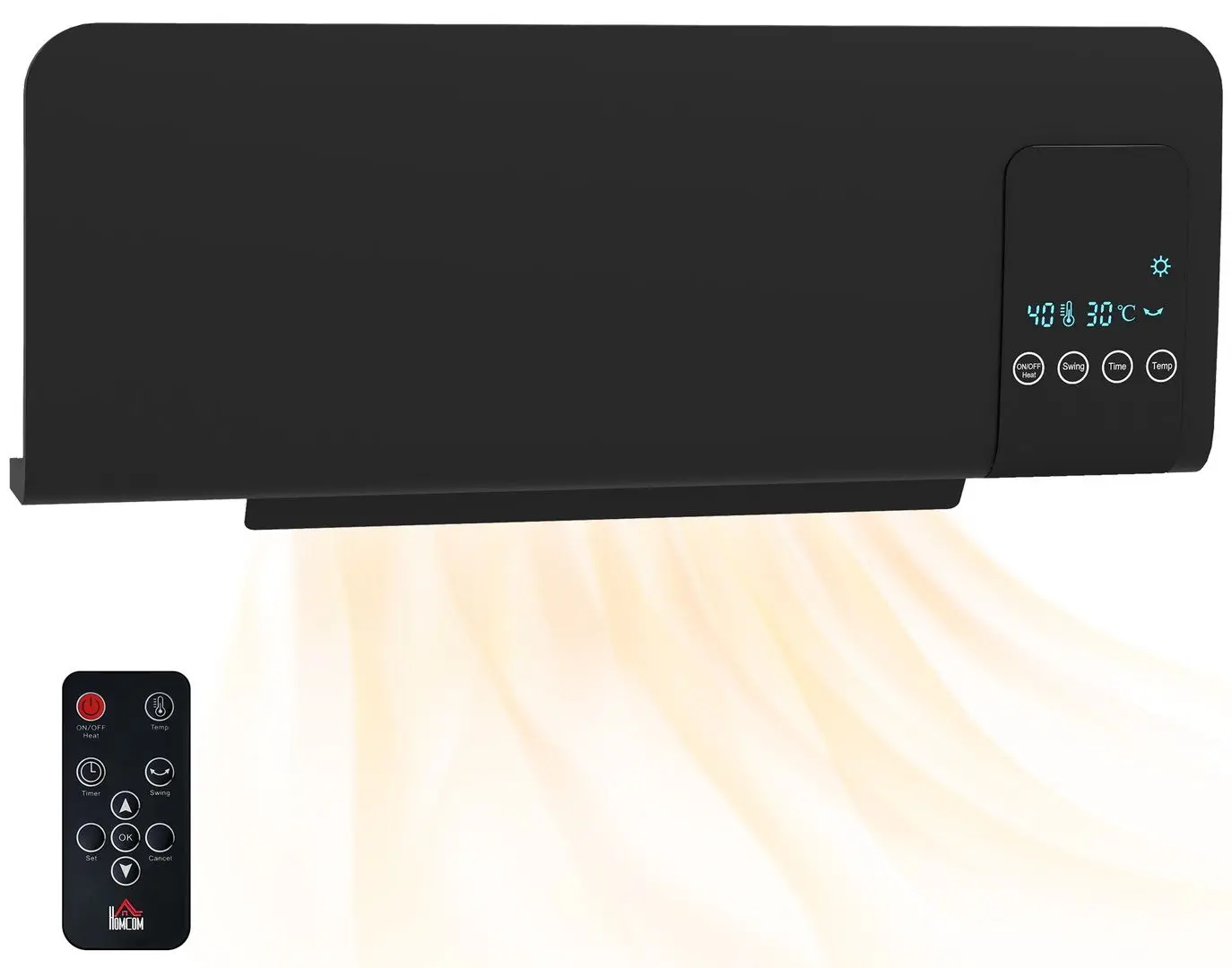 Обогреватель настенный Homcom 820-294V90BK (Black)