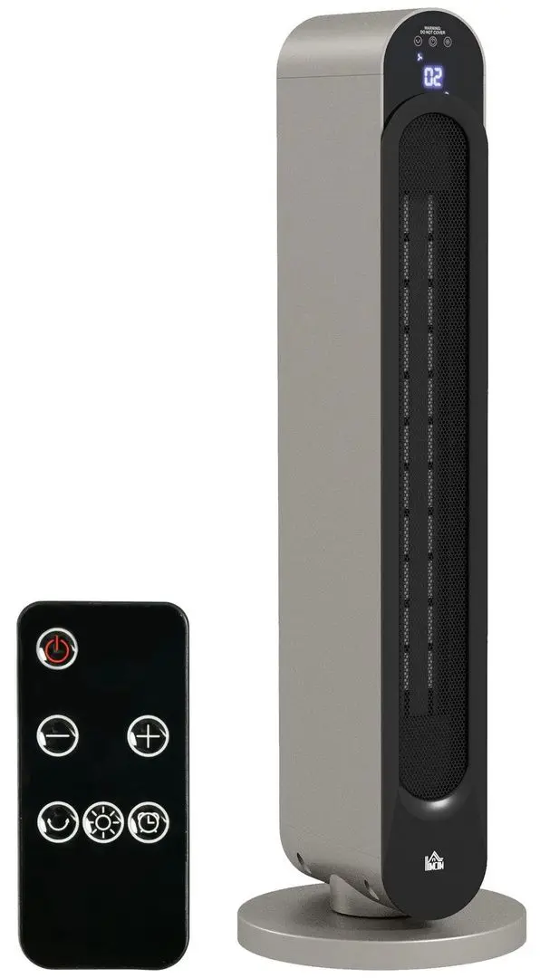 Incalzitor oscilant Homcom 820-317V91SR (Dark Silver) - 2