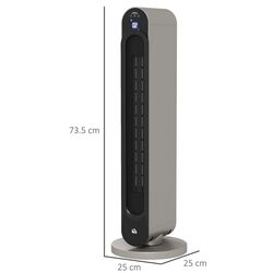 Incalzitor oscilant Homcom 820-317V91SR (Dark Silver) Thumb