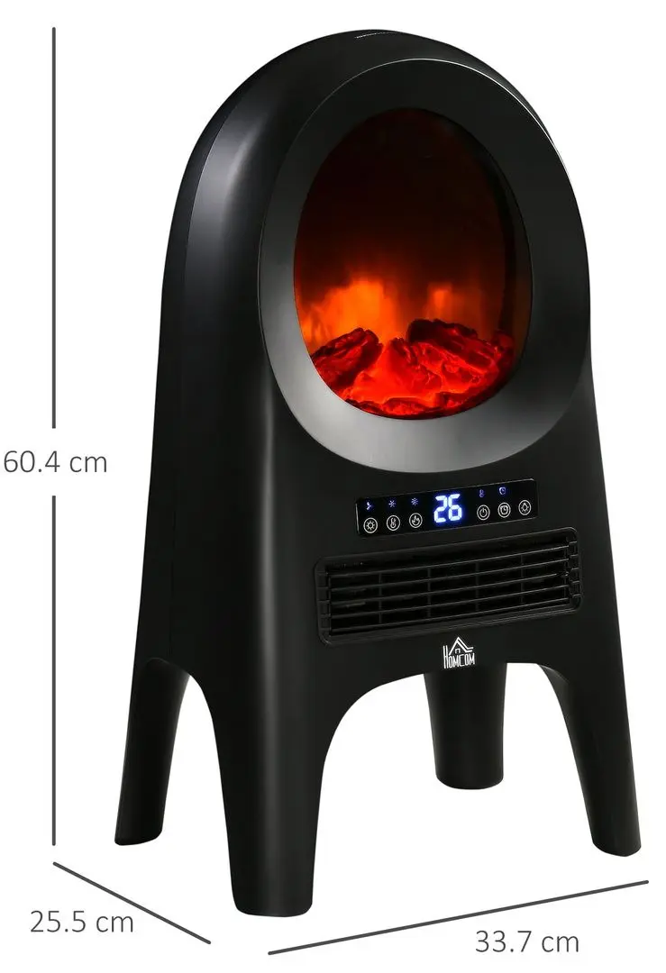 Aeroterma Homcom 820-318V90BK (Black)