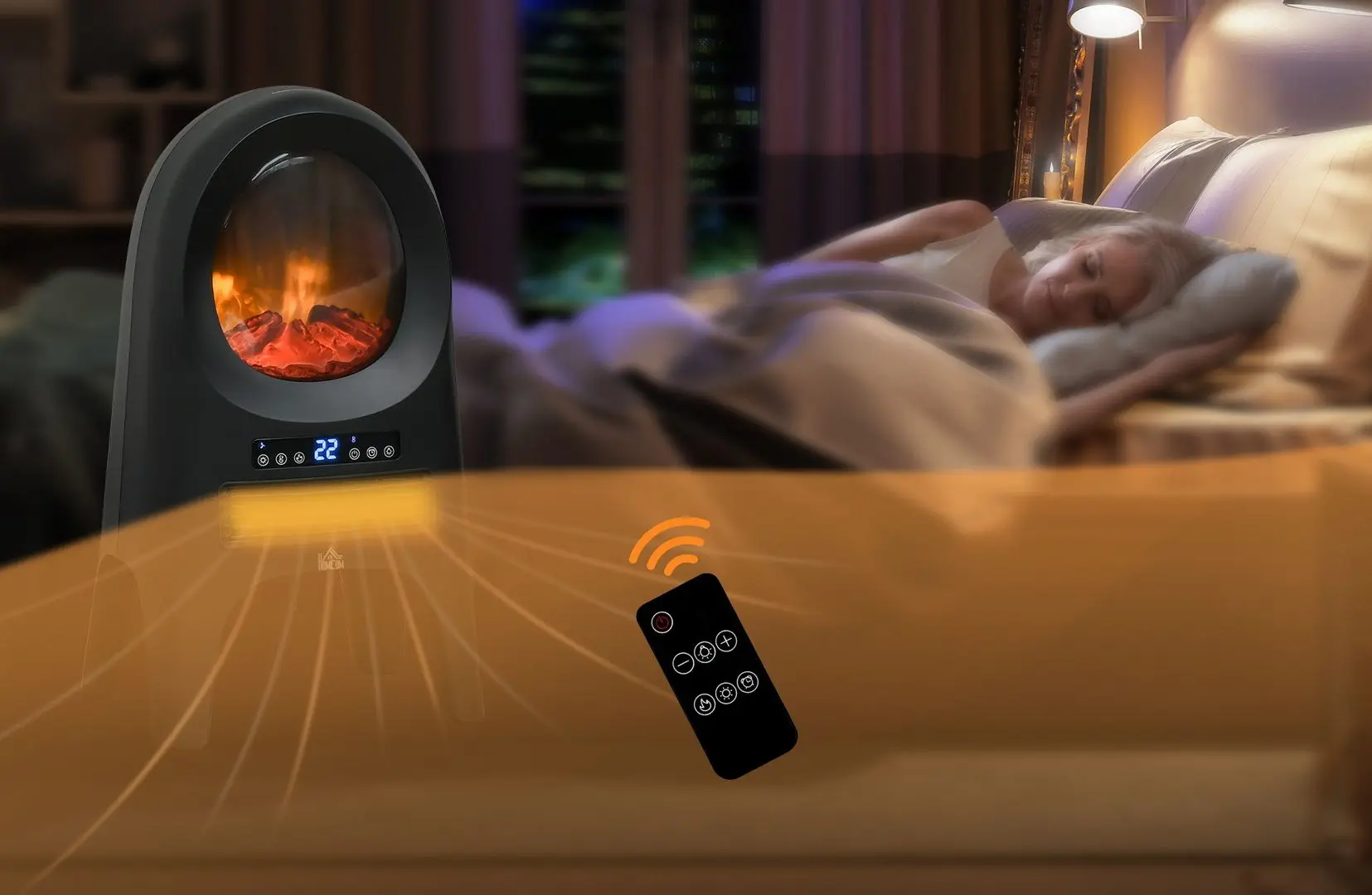 Aeroterma Homcom 820-318V90BK (Black)