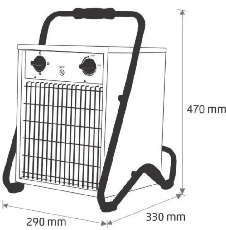 Тепловая пушка Home FKI 50 (Yellow)