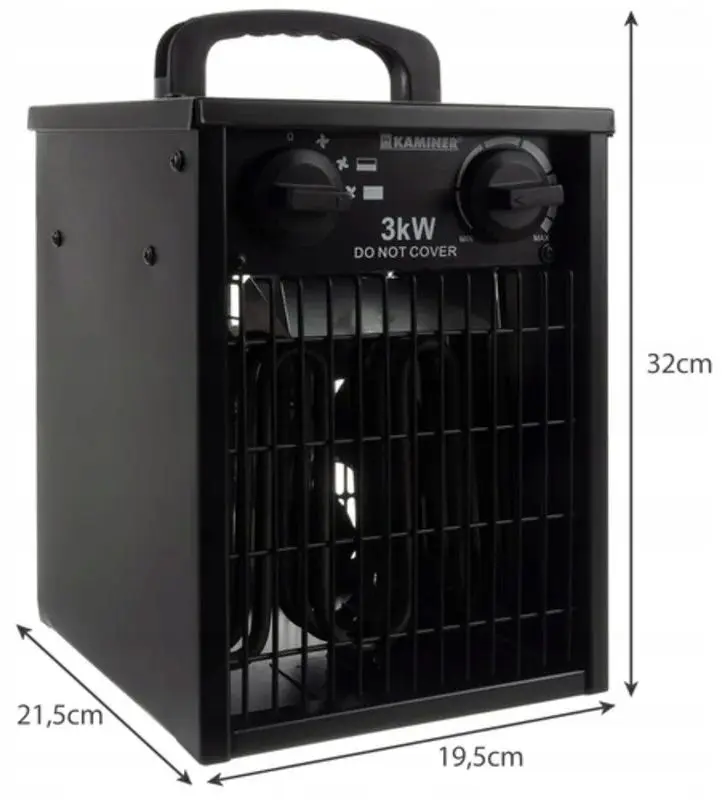 Тепловая пушка Kaminer 21872 (Black)