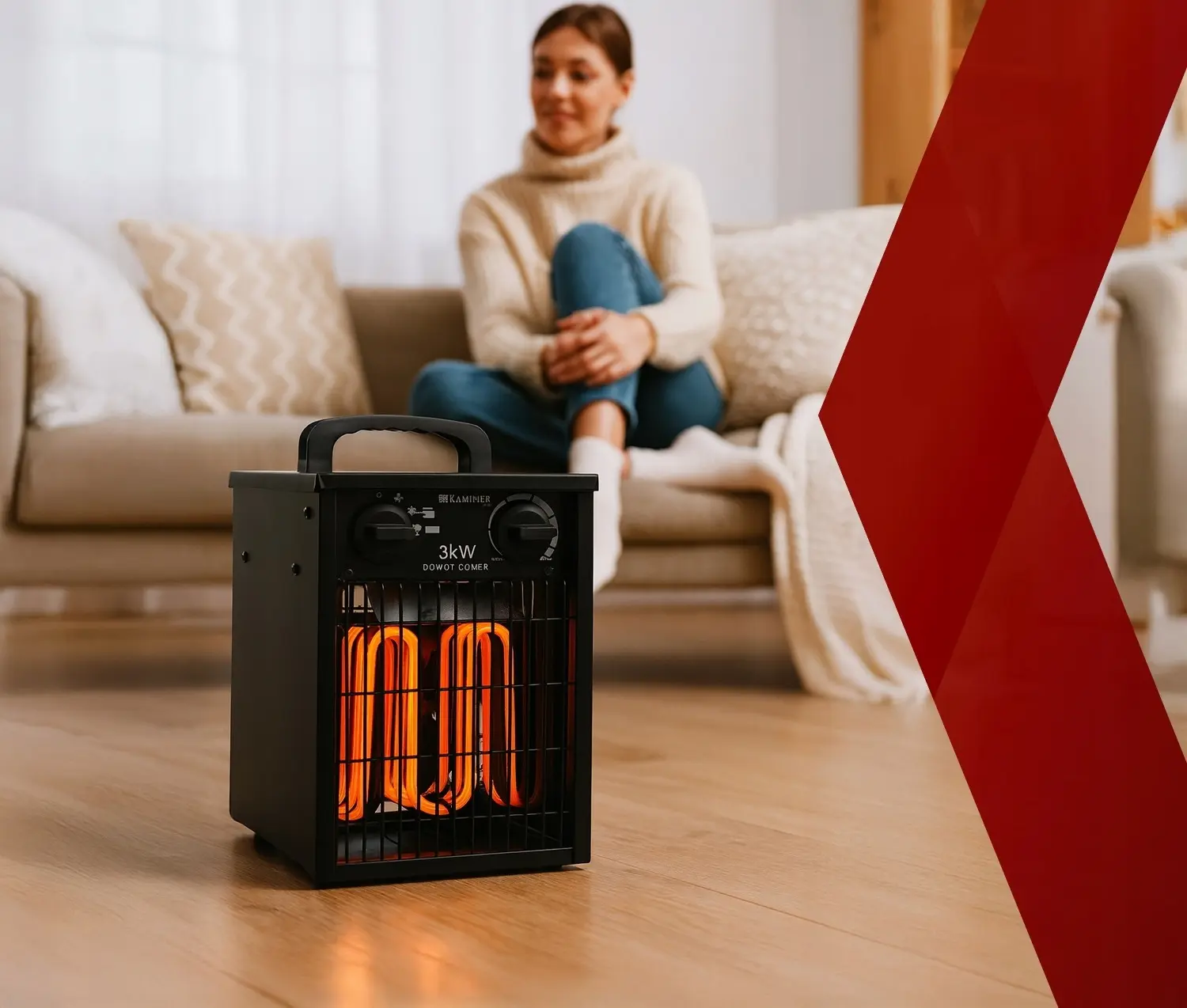 Aeroterma Kaminer 26072 (Black)