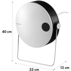 Aeroterma Klarstein Hot Spot Pebble (White/Black) Thumb