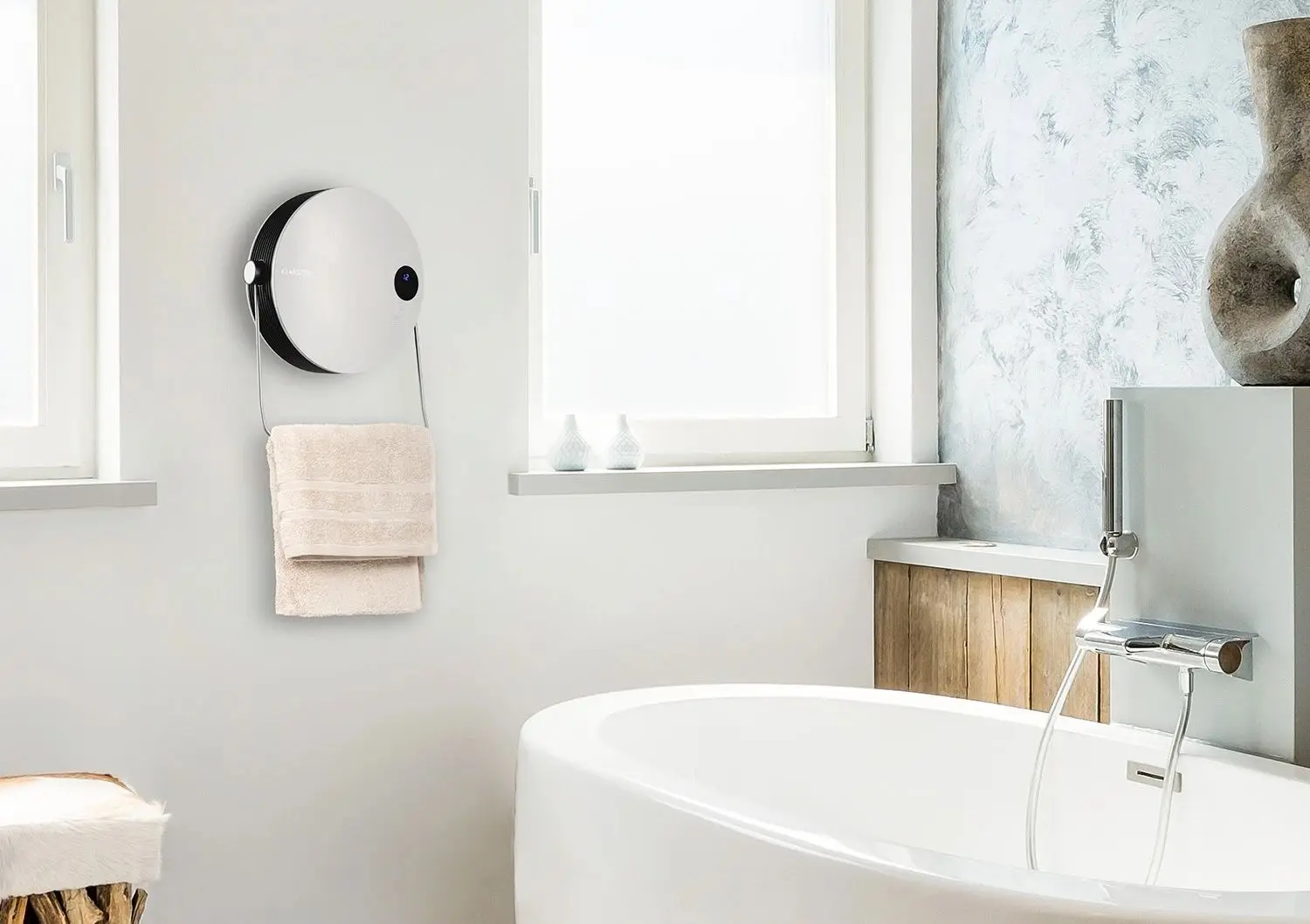 Aeroterma Klarstein Hot Spot Pebble (White/Black)