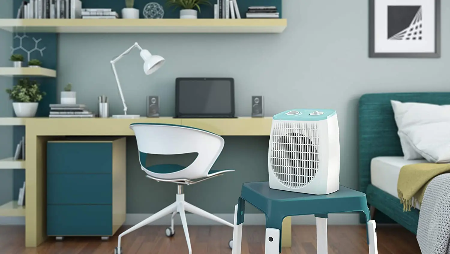 Термовентилятор Olimpia Splendid Caldo Pop A (White/Turquoise)