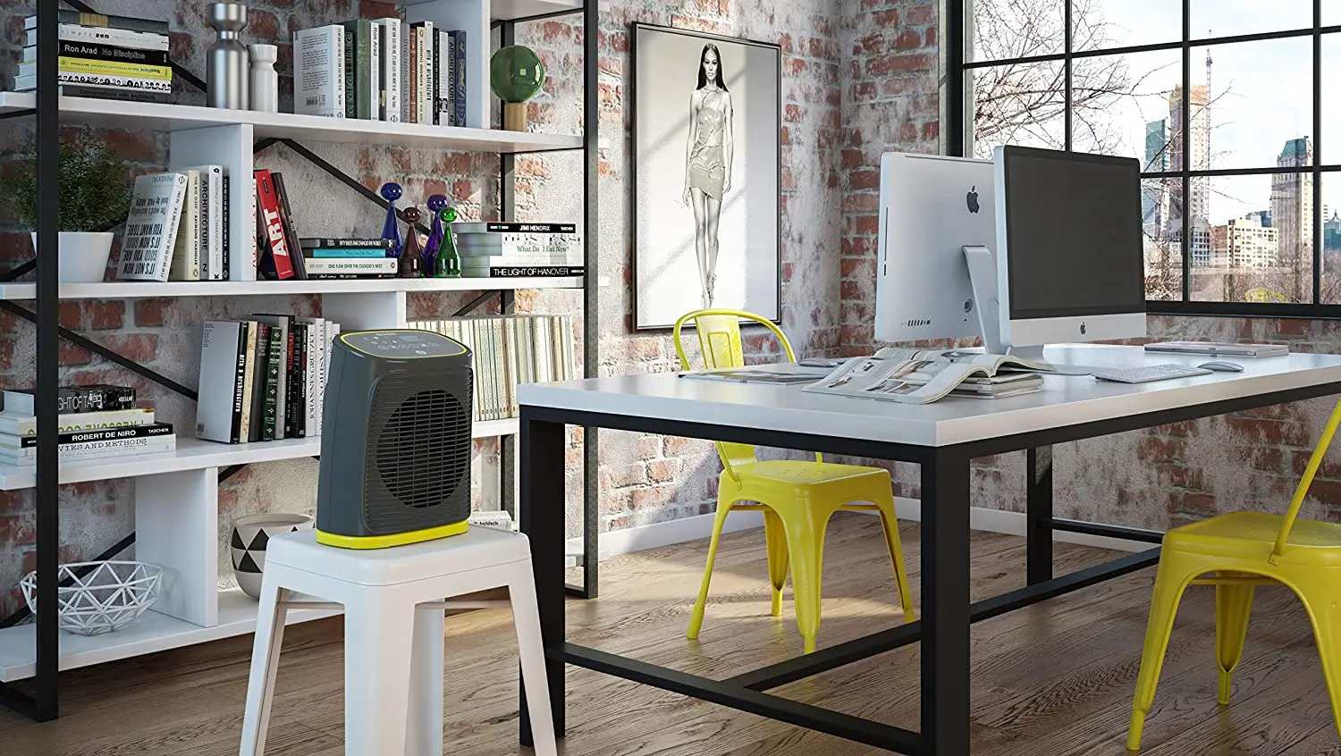 Термовентилятор Olimpia Splendid Caldo Rock DT (Dark Grey/Yellow)