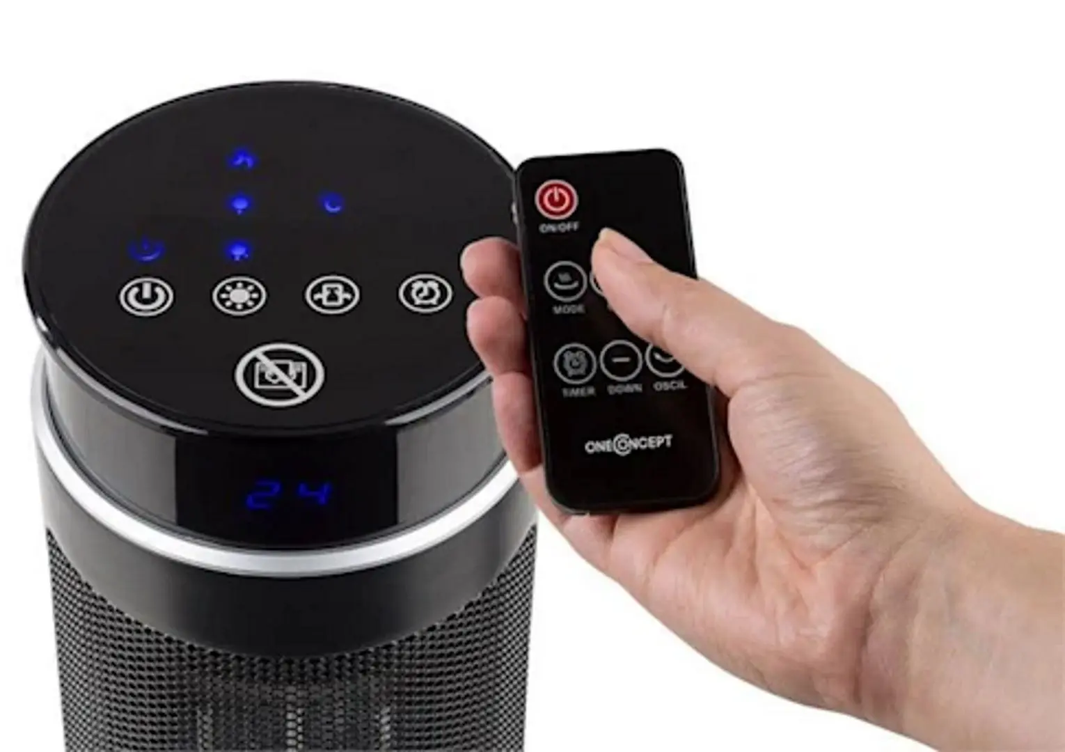 Aeroterma OneConcept Heat Spike (Black)