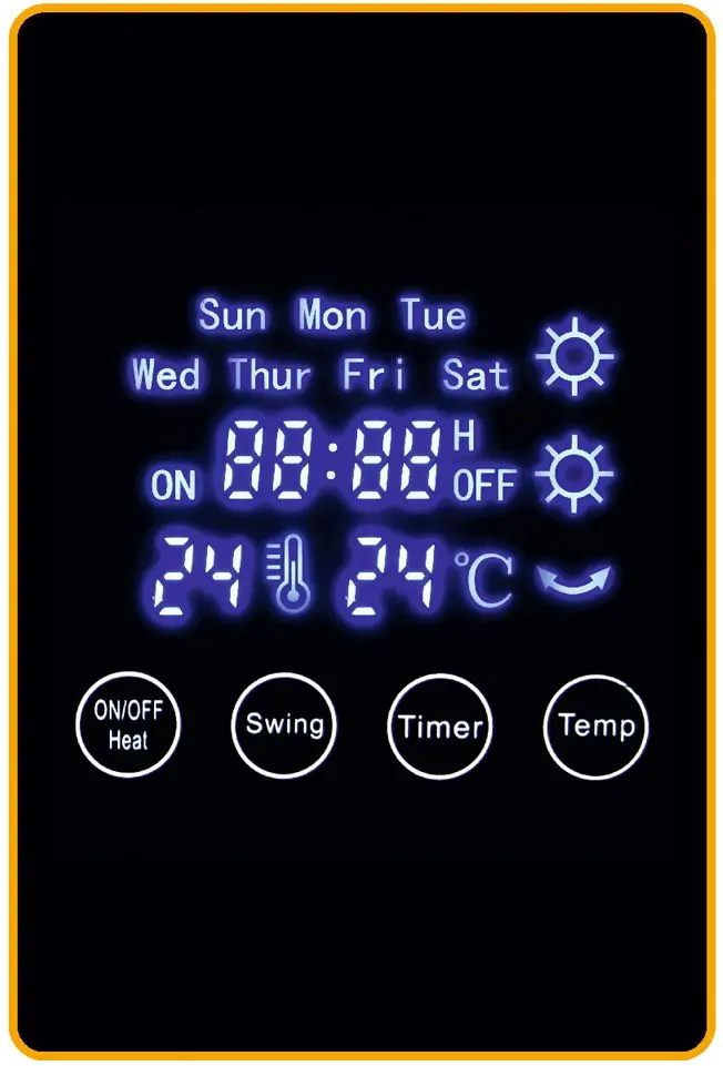 Aerotermă de perete Somogyi FKF 59201 (White/Black)