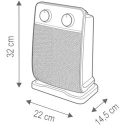 Термовентилятор Somogyi FK 29 (Black) Thumb