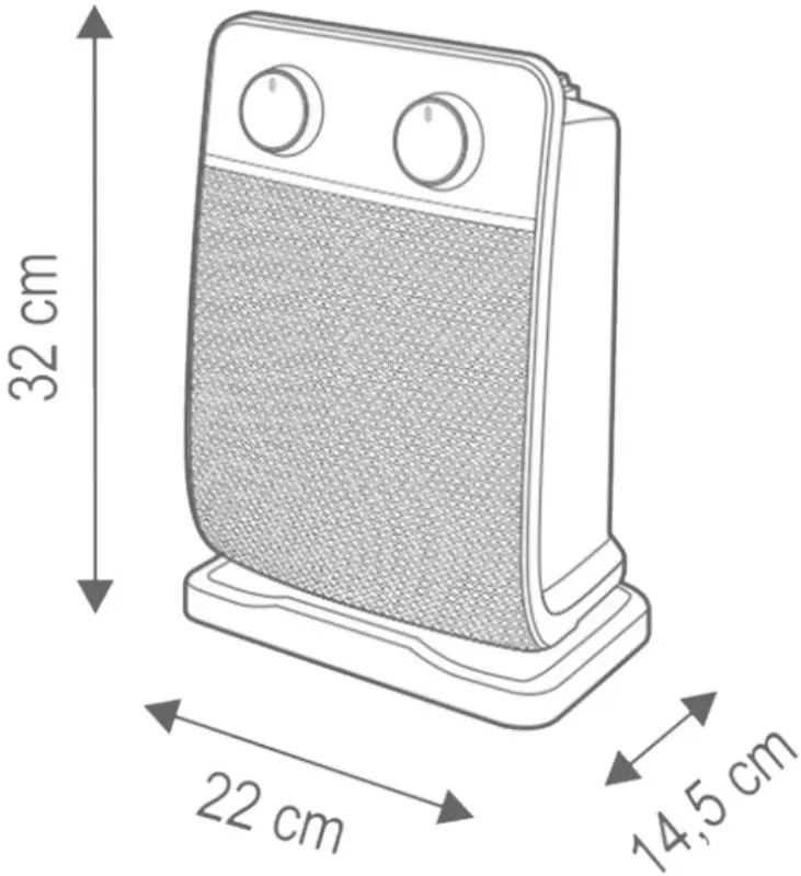 Термовентилятор Somogyi FK 29 (Black)