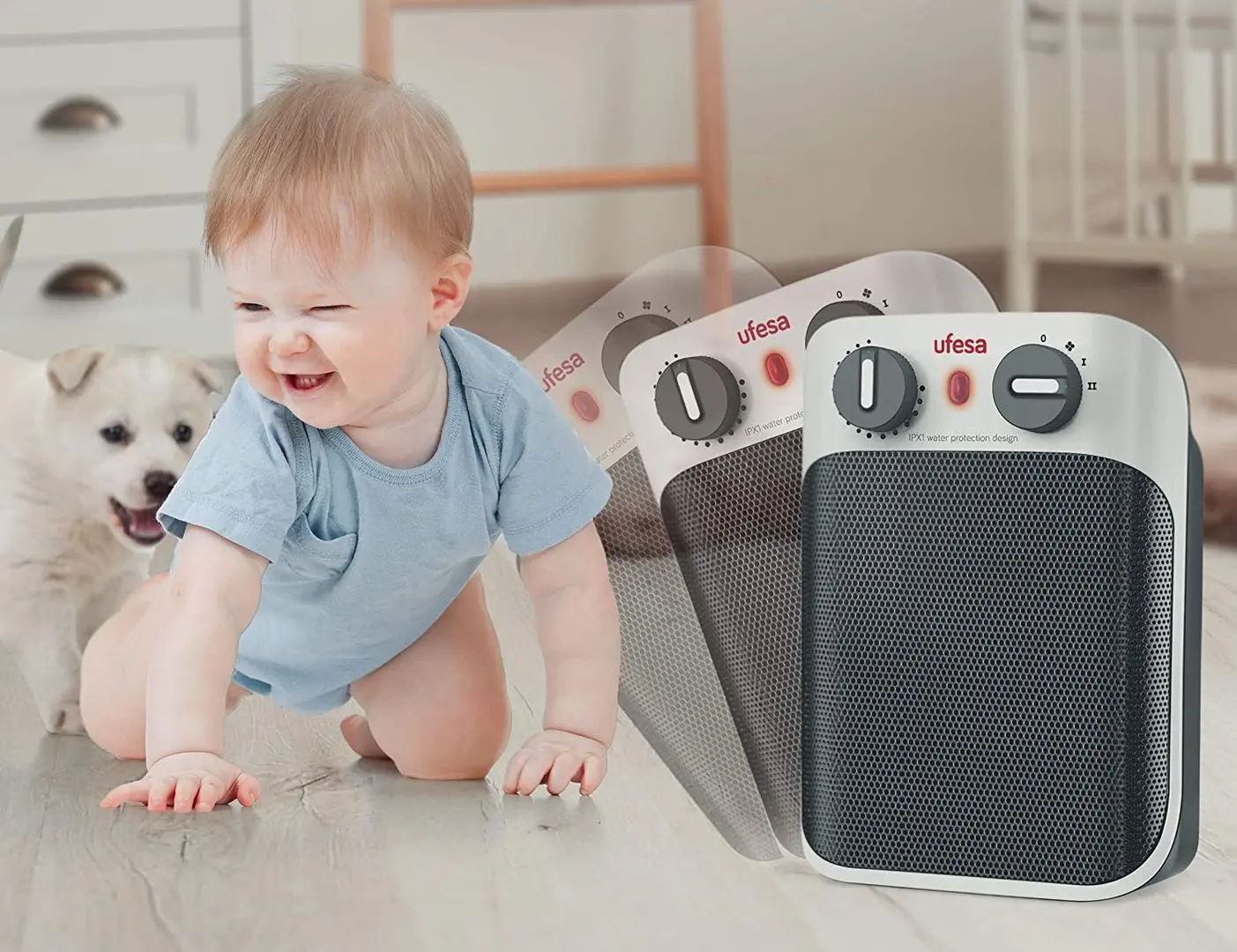 Aeroterma Ufesa CC1800IP (White/Black)