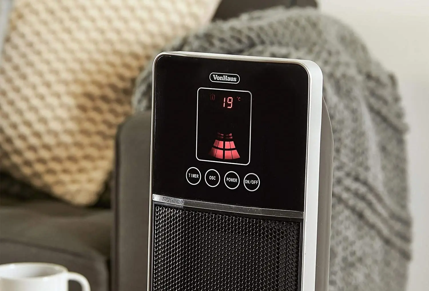 Aerotermă  VonHaus 2514041 2000W (Black/Grey)