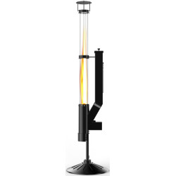 Incalzitor exterior Art Flame Pipe (Black) Thumb