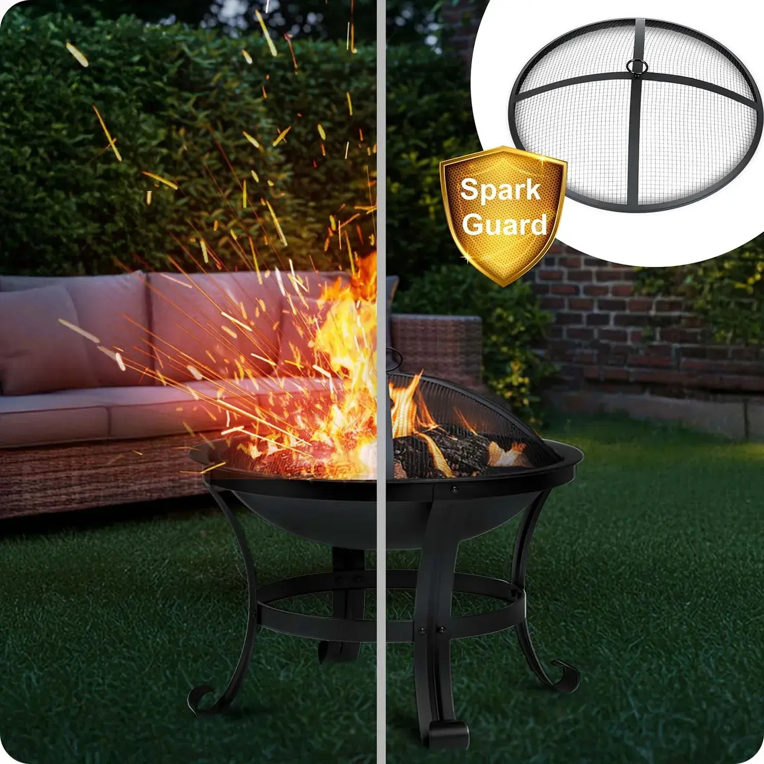 Очаг для костра Berdsen BD-880 (Black) - 9