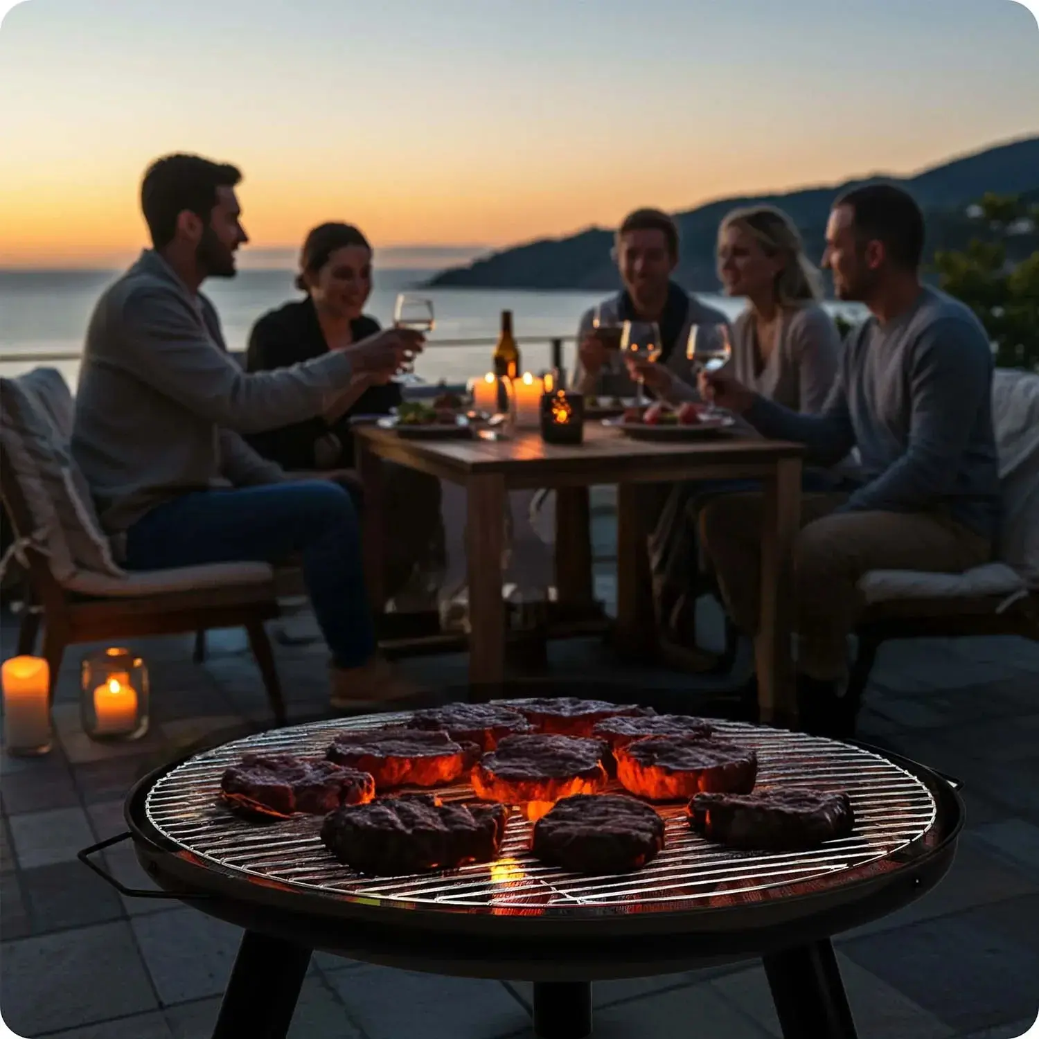 Очаг для костра Berdsen BD-881 388100 (Black) - 11