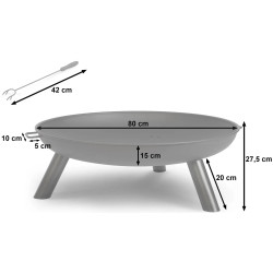 Очаг для костра Berdsen BD-882 388200 (Black) Thumb