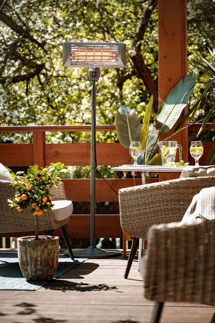 Уличный инфракрасный обогреватель Camry CR 7737 (Gray)