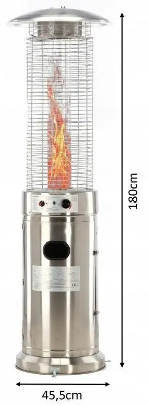 Incalzitor pe gaz exterior Chomik GAZ6387 (Inox)