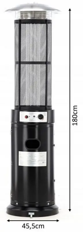 Incalzitor pe gaz exterior Chomik GAZ6394 (Black)