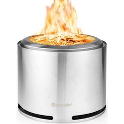 Чаша для костра Costway NP10722 (Silver)