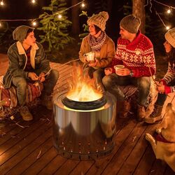 Чаша для костра Costway NP11018SL (Silver) Thumb