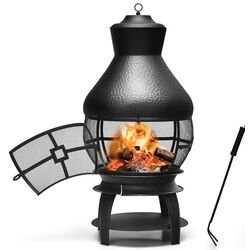 Чаша для костра Costway OP70670 (Black) Thumb