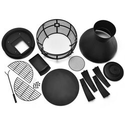 Чаша для костра Costway OP70670 (Black) Thumb