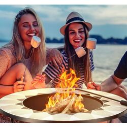 Очаг для костра Costway NP10388 (Black) Thumb