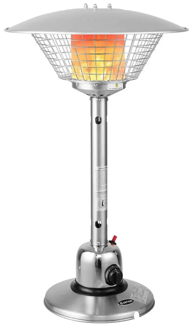Уличный газовый обогреватель Costway NP10038 (Silver) - 2