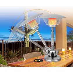 Уличный газовый обогреватель Costway NP10038 (Silver) Thumb