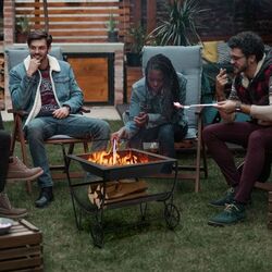 Уличный камин Costway HV10303 (Black) Thumb