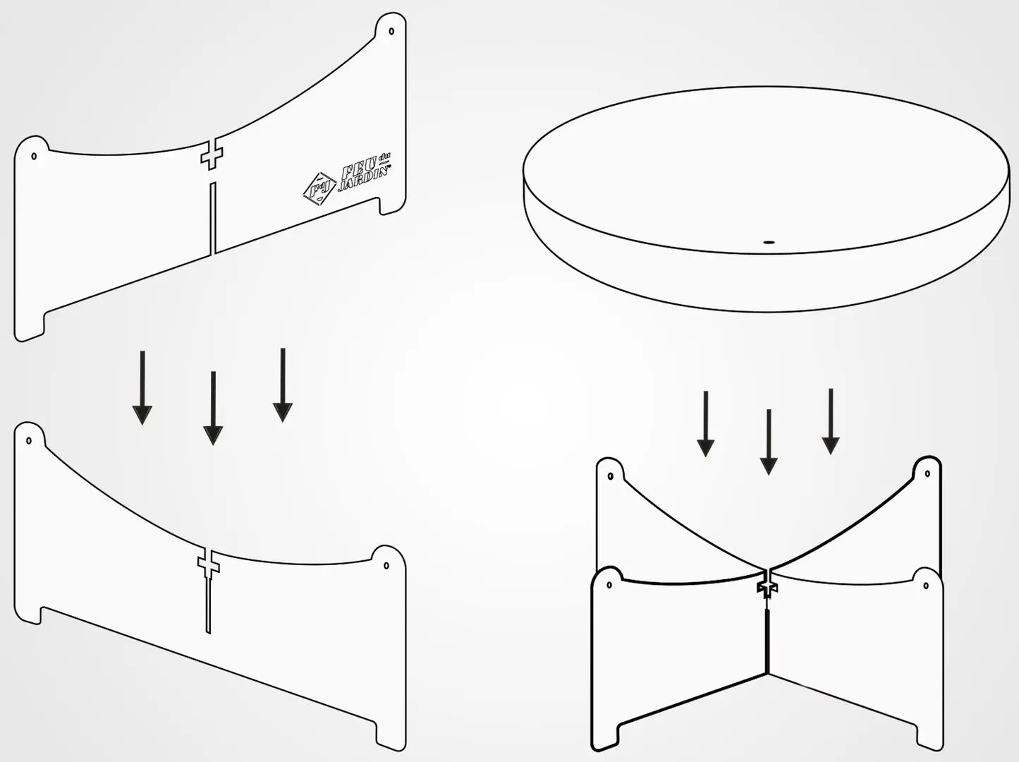 Vatra de foc Feu du Jardin X50 (Black) - 7