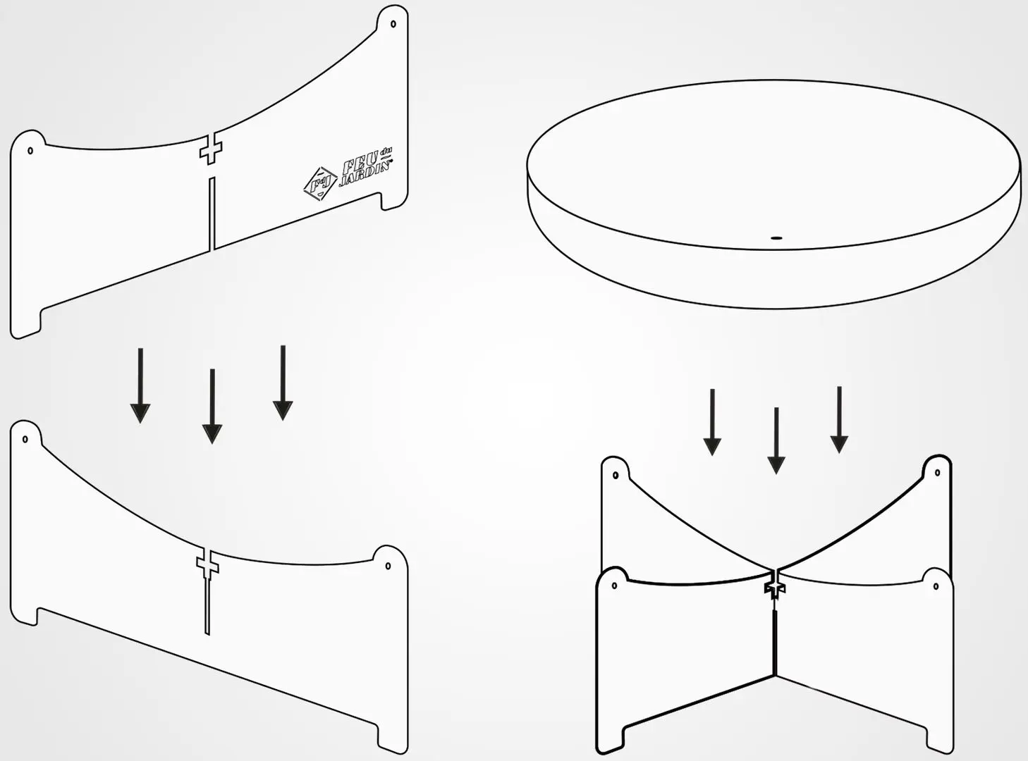 Чаша для костра Feu du Jardin X70 (Rust) - 5