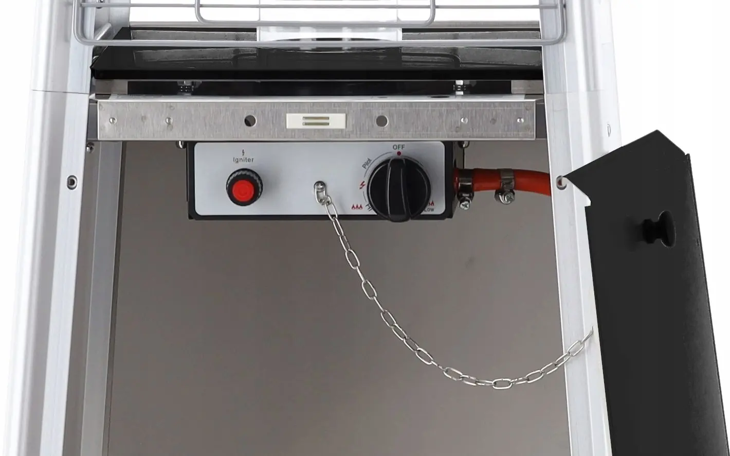 Încălzitor pe gaz de exterior GardenLine GAZ6417 (Black/Inox)