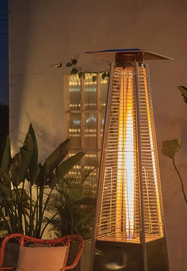 Încălzitor pe gaz de exterior GardenLine GAZ6417 (Black/Inox)