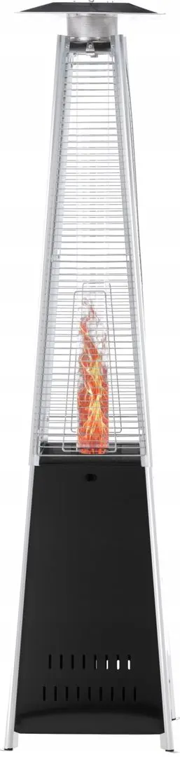 Încălzitor pe gaz de exterior GardenLine GAZ6417 (Black/Inox)