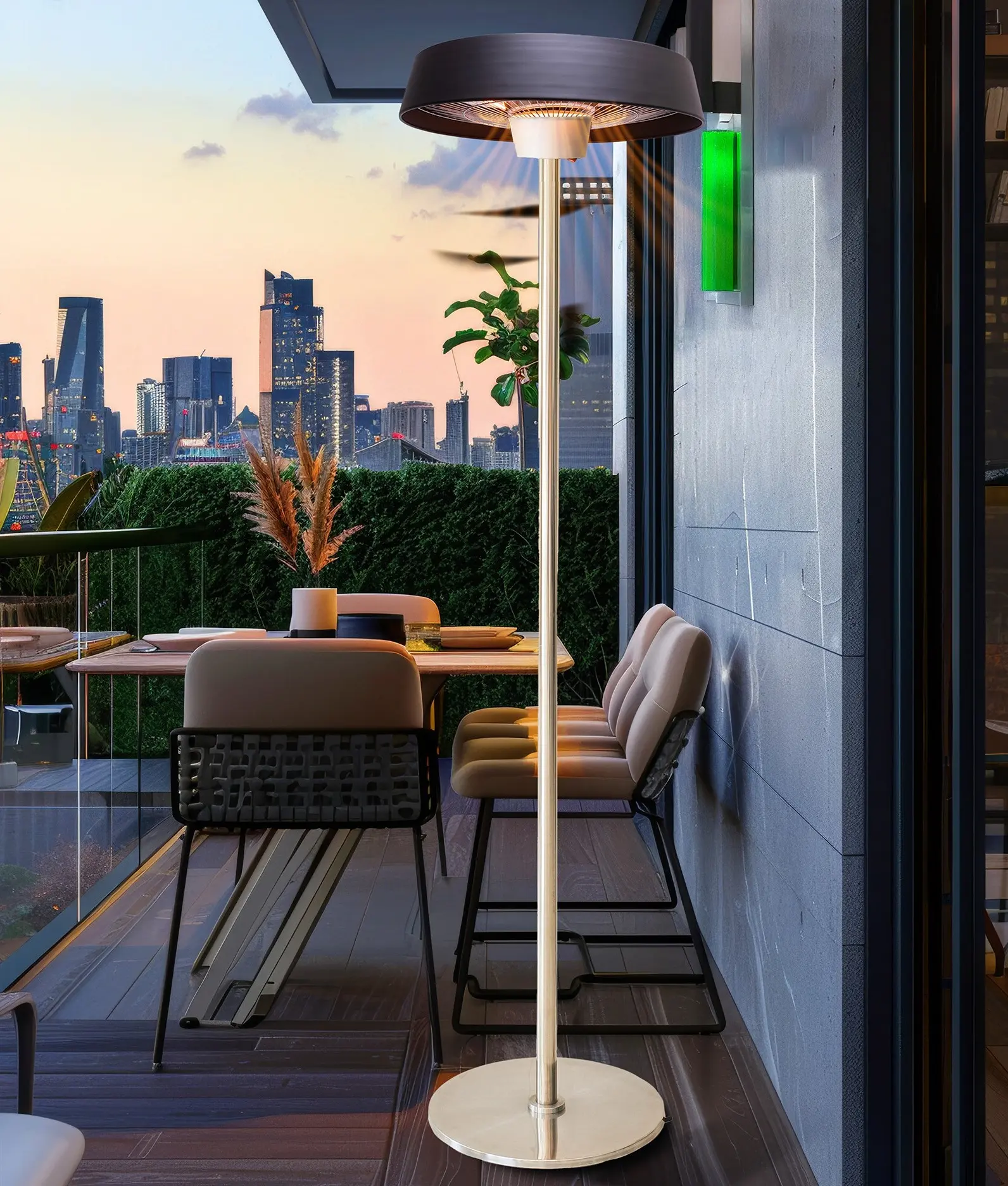 Инфракрасный обогреватель Heinner (Black/Grey)