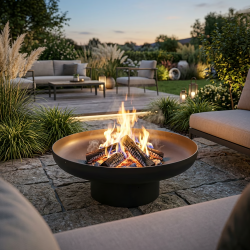 Semineu pentru foc Kratki Fuego 600 (Black) Thumb