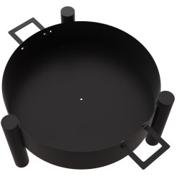 Semineu pentru foc Kratki Rotondo (Black) Thumb