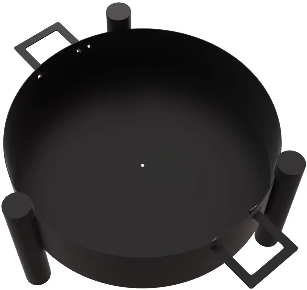 Semineu pentru foc Kratki Rotondo (Black) - 2